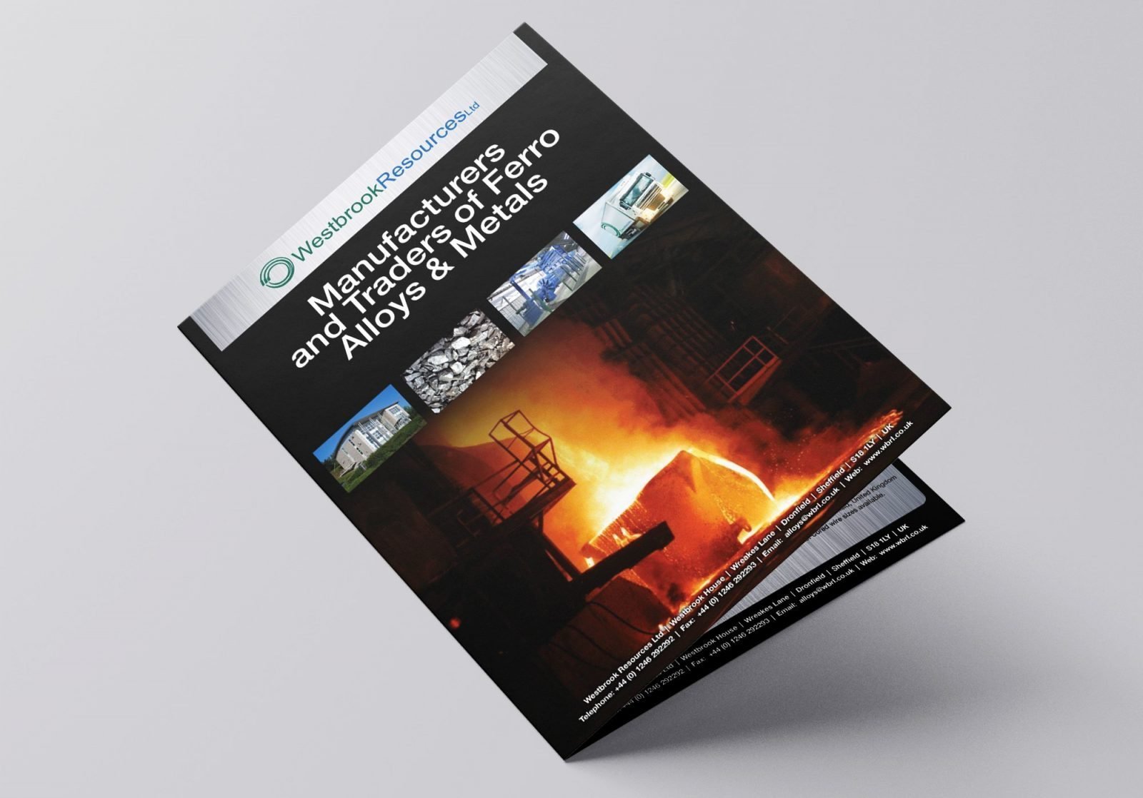 A4 Brochure for Westbrook Resources showing front cover