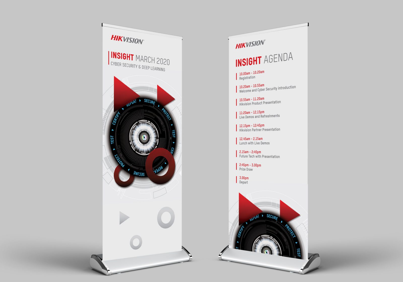 Hikvision Insight Roadshow Roller Banners